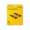 Cabo HDMI DeLOCK 85728 1,5 m Type-A preto dourado