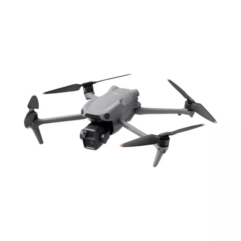 Quadricóptero DJI Air 3s RC-N3 — câmara de 50 MP, 4K 3840×2160, 4 rotores, máx. 27 m/s, alcance de 32.000 m, bateria de 4276 mAh, cinzento