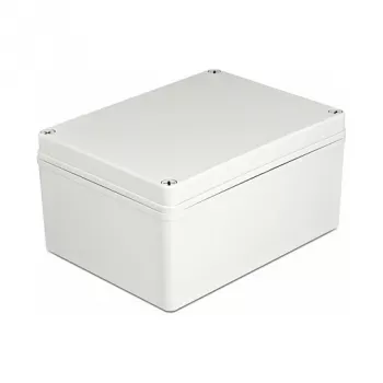 Caixa DeLOCK caixa de instalação IP65 à prova de água 200 x 150 x 100 mm cinzento