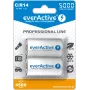 Pilha recarregável NiMH cilíndrica everActive EVHRL14-5000, 1,2 V, 2 unid., 51,5 mm de altura