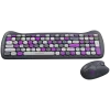 Conjunto de teclado e rato sem fios CANYON HSET-W6 Kitty Edition – violeta