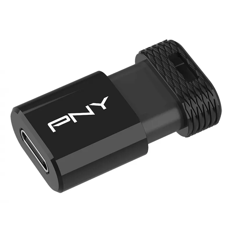 Pen USB PNY Elite-X 256 GB USB Type-C 3.2 Gen 1 (leitura 200 MB/s, escrita 100 MB/s) preto
