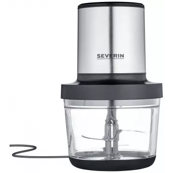 Picadora elétrica Severin KM 3867 1 L 400 W preto prateado transparente