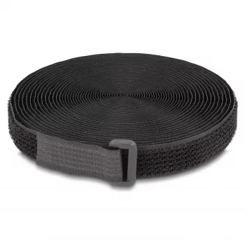 Fita de velcro DeLOCK 5m x 20mm preta nylon
