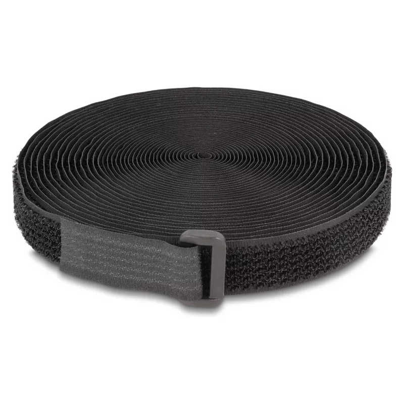 Fita de velcro DeLOCK 5m x 20mm preta nylon