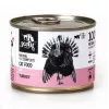 Comida húmida para gatos 3coty 04 peru 180 g — patê para gatos adultos, monoproteico, alimento completo