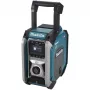 Makita MR007GZ Rádio de obra sem fios, DAB+/FM, 18V-40V, preto/verde