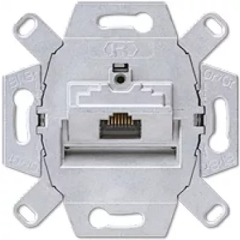 JUNG UAE 8 UPOK6 - RJ-45 - 6a - prateado