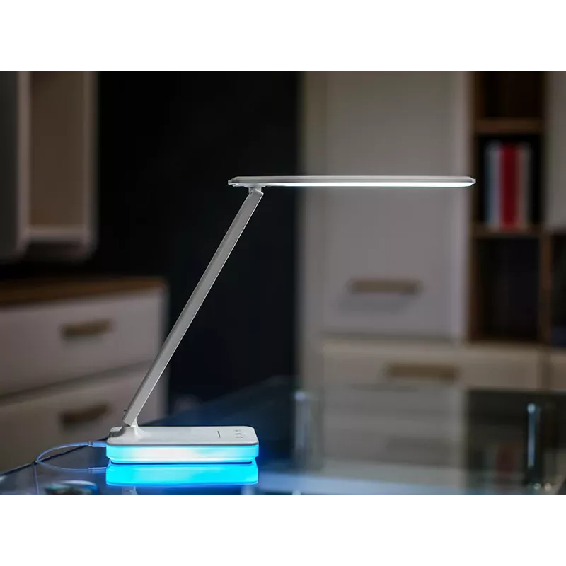 Candeeiro de secretária LED Tracer 47705 Prisma branco