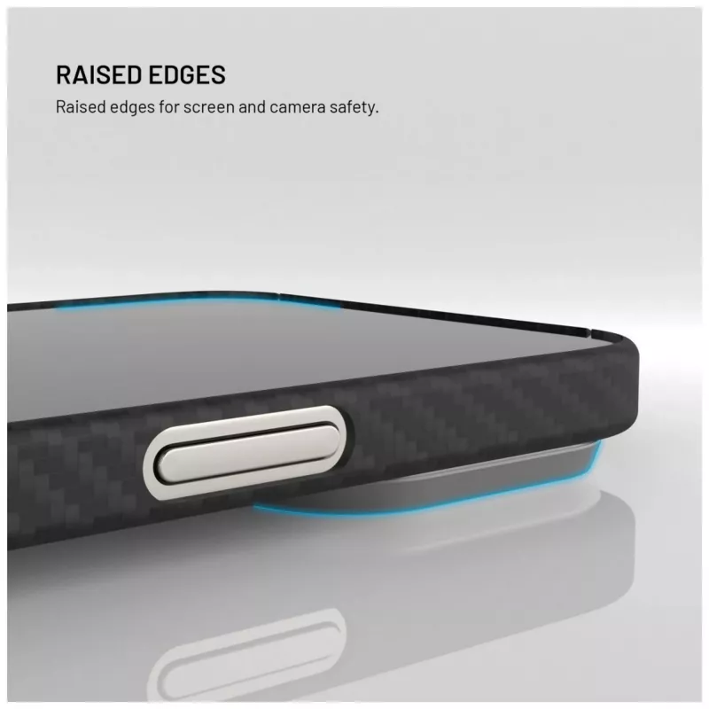 Capa de proteção FIXED para Apple iPhone 17 Pro Max — fibras de aramida, preto