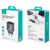 Carregador T66 45W GaN CC290 USB-A + USB-C
