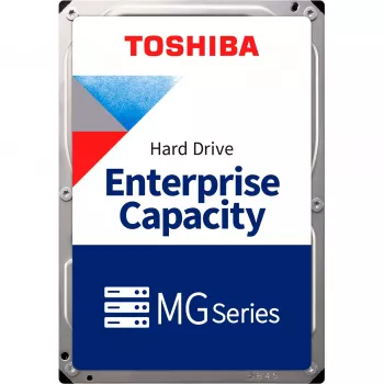 Toshiba Série MG10F MG10AFA22TE - Disco rígido - 22 TB - interno - 3.5 (8.9 cm) - 7200 rpm - Memória intermédia: 512 MB (MG10AFA22TE)