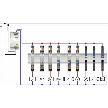 Phoenix Contact disjuntor térmico 250 V/AC 10 A TCP 10A 20 unid. (0712314)