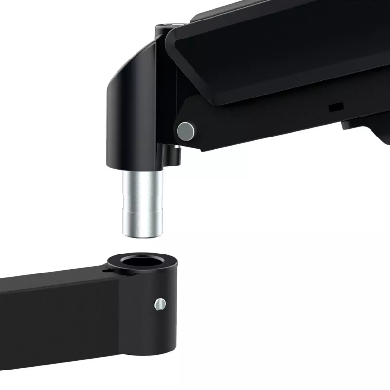 Suporte para monitor MACLEAN MC-135 com mola a gás para ecrãs de 17 a 32 polegadas, carga 2–10 kg, preto