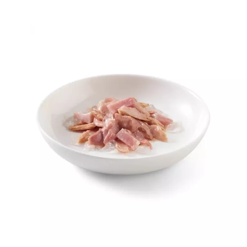 SCHESIR em geleia Atum com presunto - Alimento húmido para gatos - 85 g