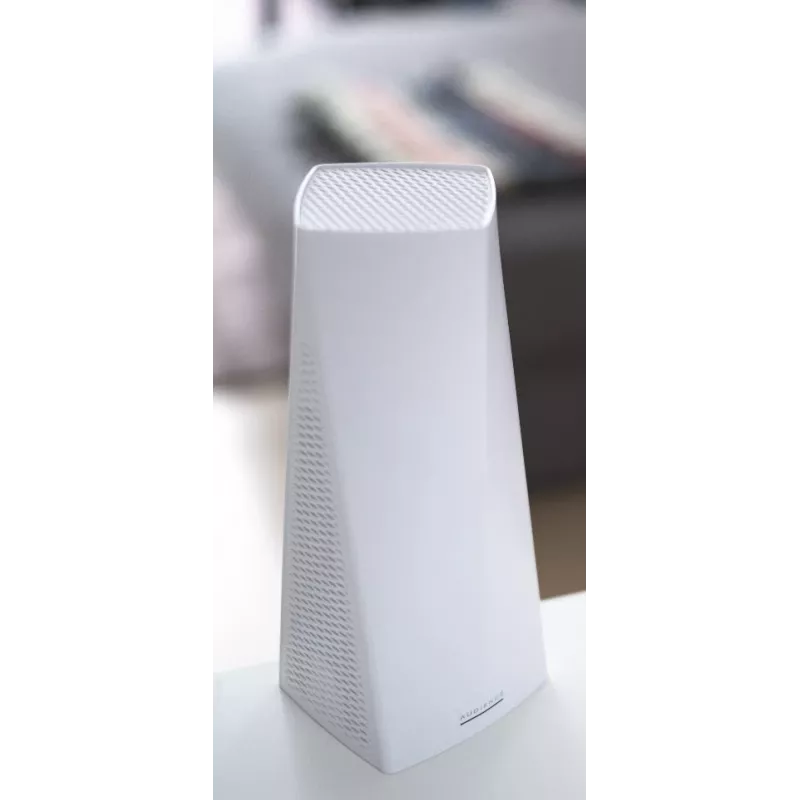 MikroTik Audience RBD25G-5HPacQD2HPnD ponto de acesso Mesh tribanda, Wi-Fi 5 (802.11ac), 2,4 GHz + 2x 5 GHz, 1733 Mbit/s, 2x Gigabit LAN, PoE, RouterOS L4, branco