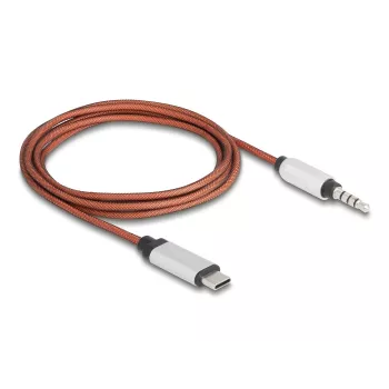 Cabo USB DeLOCK 81288 laranja prateado