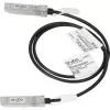 Z HP Enterprise cabo InfiniBand Direct Attach Copper SFP+ para SFP+ 10G de 1 m SFP+ preto