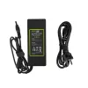 Fonte de alimentação Green Cell AD26AP 75W 19V carregador de portátil AC/DC para interiores, preto