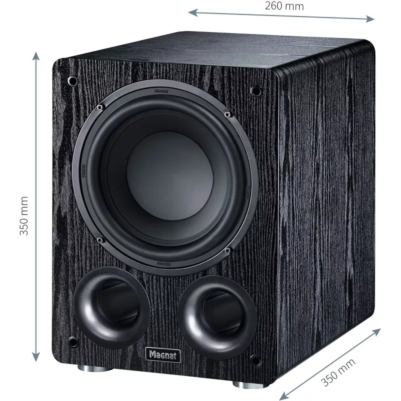 Subwoofer ativo Magnat Alpha RS8 80 W preto