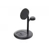 Green Cell MSST-GC-3IN1-B carregador para dispositivos móveis auscultadores, headset, smartphone, smartwatch preto carregamento sem fios automóvel
