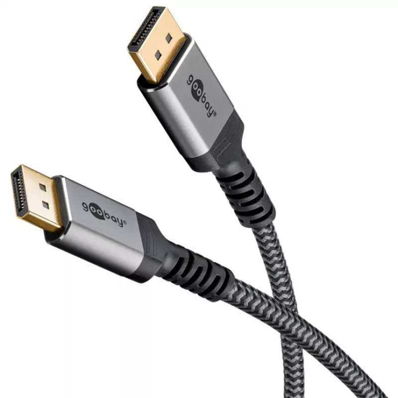 Goobay 75681 - Cabo DisplayPort 2.1 8K 120 Hz 54 Gbit/s - Cabo - Digital/Display/Vídeo (75681)