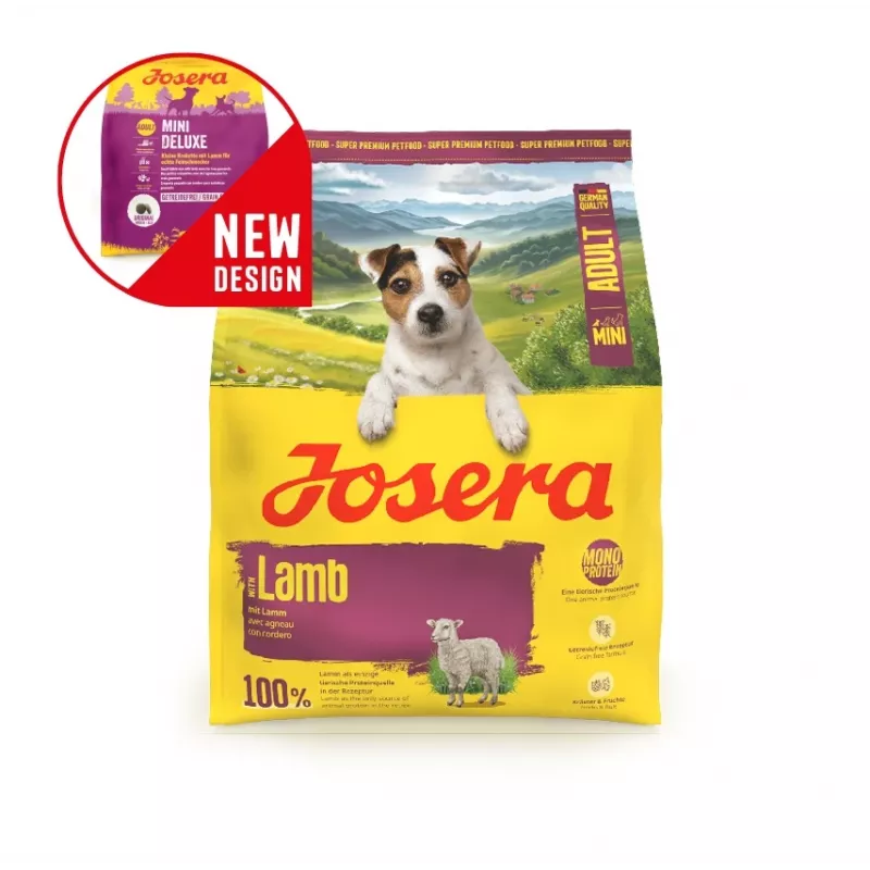 Comida seca para cães JOSERA Mini Adult Lamb para raças pequenas, 3 kg