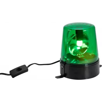 Luz de polícia LED EUROLITE DE-1 verde modelo 50603031 – sinal de aviso verde de cor única
