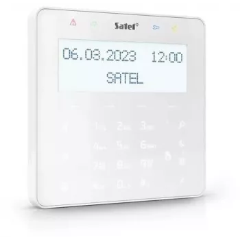 Manipulador de comunicação bidirecional sem fios SATEL INT-KSG2R-W para centrais de alarme