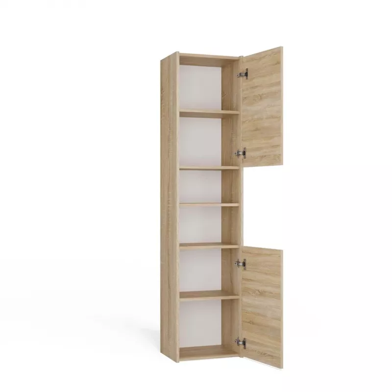 Top E Shop S40 SONOMA móvel de arrumação para casa de banho, carvalho