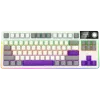 LORGAR KBP70TKLW, Teclado de gaming mecânico TKL sem fios Pro, bege, layout EN