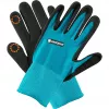Gardena 11510-20 - Luvas de jardim - preto - azul - S - SML - elastano - nitrilo - poliéster - 42 % poliéster - 55 % nitrilo - 3 % elastano