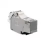 Tomada RJ-45 Rutenbeck UM-Cat.6A cinzento