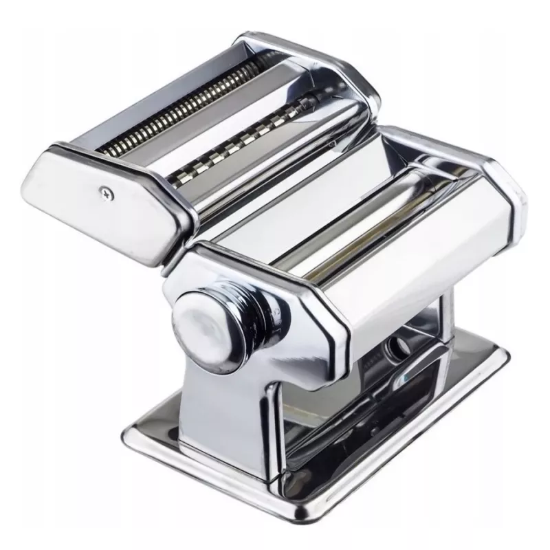Máquina de massa manual Maestro MR1679R — aço inoxidável, acessório para ravioli, lâmina de corte de 6 mm