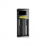 Carregador de baterias Nitecore Ci12 carregador USB universal para Li‑Ion, NiCd, NiMH, entrada 3A 5/9/12V, caixa de plástico