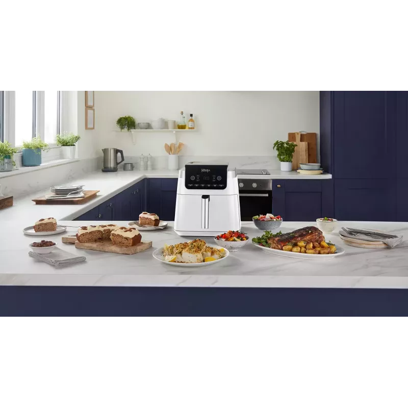Fritadeira a ar quente Ninja AF180EUWH 6,2 L 2000 W branco