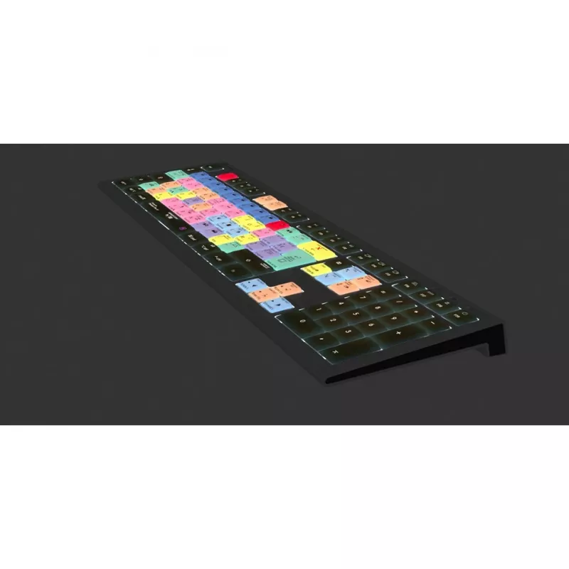Teclado retroiluminado Logickeyboard Adobe Premiere Pro CC ASTRA 2 Mac francês (LKB-PPROCC-A2M-FR)