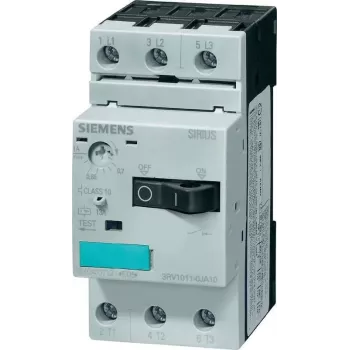 Disjuntor de potência Siemens SIRIUS 3RV1 3RV1011-1FA10 3 contactos de fecho máx. 690 V / 50/60 Hz (3RV1011-1FA10)