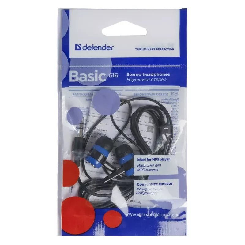 Auscultadores Defender BASIC 616