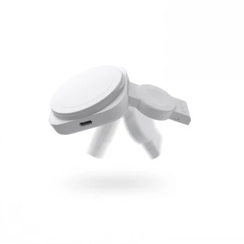 Carregador de viagem ZENS 2-IN-1 MAGSAFE + WATCH branco