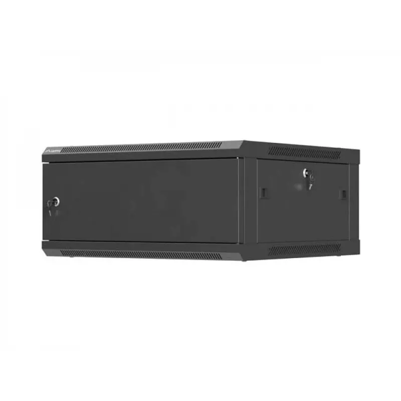 Armário de rede 19 polegadas para montagem na parede LANBERG 4U 600×600 mm, preto