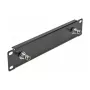 Painel frontal DeLOCK painel 10 polegadas com 2 x conector fêmea BNC 1U preto