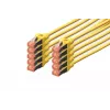 Digitus DK-1644-030-Y-10 CAT 6 S/FTP cabo de rede 3 m, amarelo, pack de 10