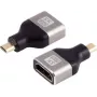 Adaptador HDMI-D ShiverPeaks 10-01058 — ficha macho metal, suporta até 8K