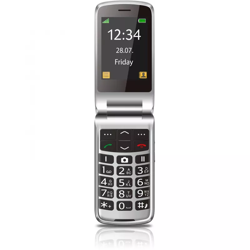 Smartphone Beafon SL645 LTE 2,8 polegadas 1550 mAh preto prateado