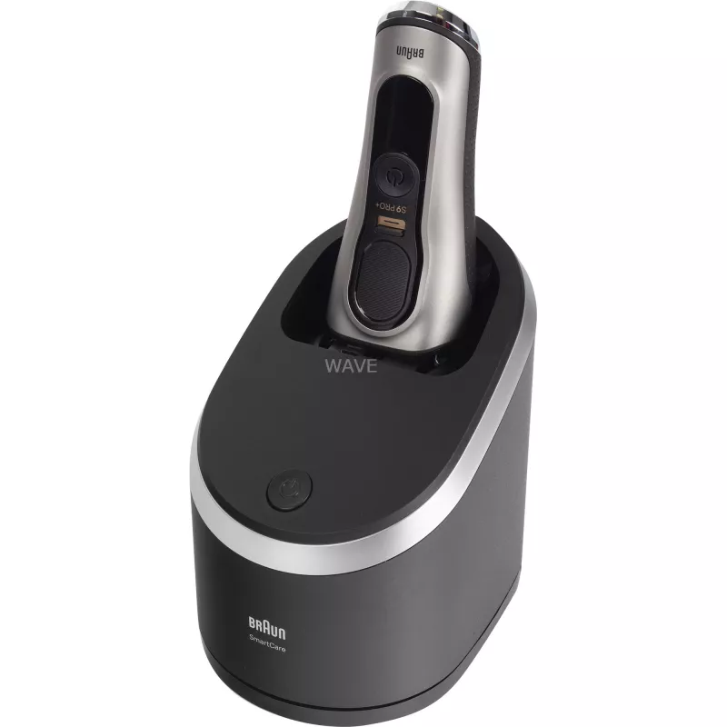 Braun Series 9 Pro+ 9565cc máquina de barbear de rede para uso húmido e seco com aparador Metallic