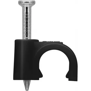 Goobay clipe para cabo 6 mm, preto (64679)