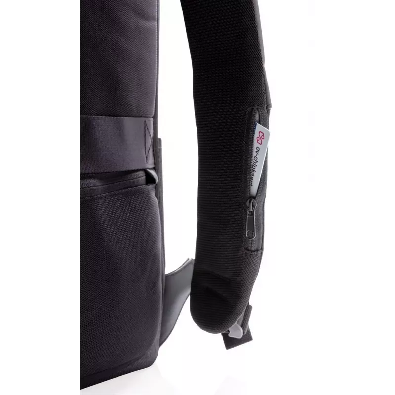 XD Design Bobby Urban Lite P705.501 mochila antirroubo para portátil, 15 polegadas, 22 l (expansível até 27 l), resistente à água, bolsos RFID, correia para bagagem, preta