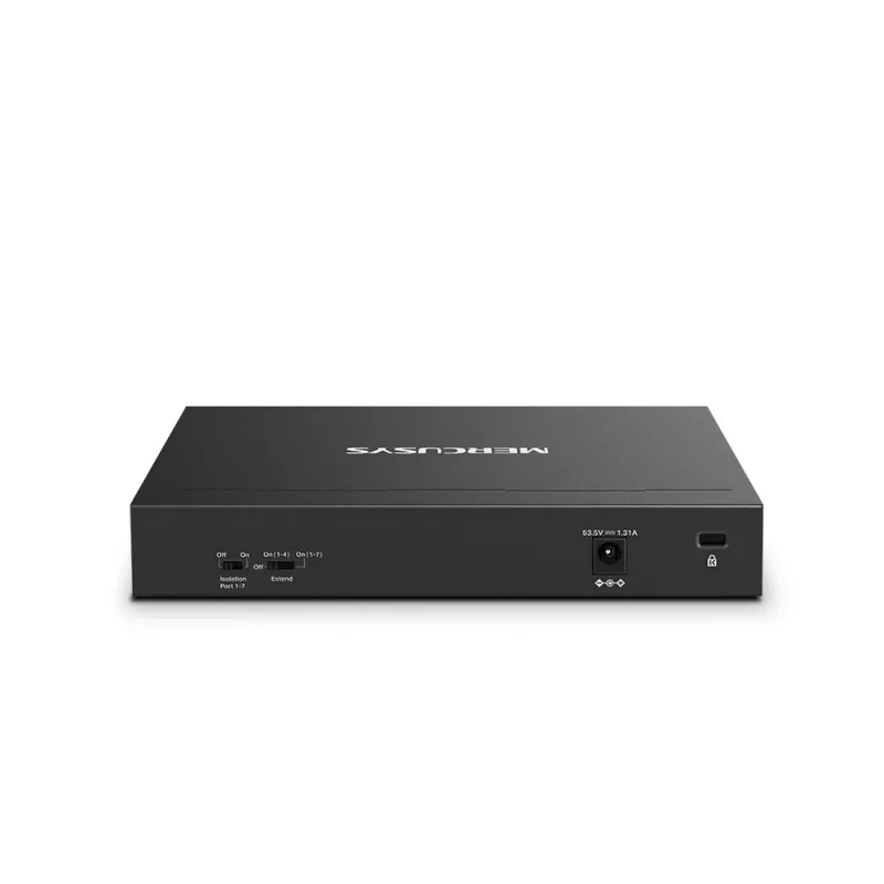 Switch de secretária Mercusys MS108GP 8 portas Gigabit com 7 portas PoE