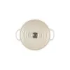 Le Creuset Signature assadeira redonda branca 20 cm